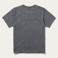 Vintage Arrow Graphic Tee Grey | Men Stetson Tees