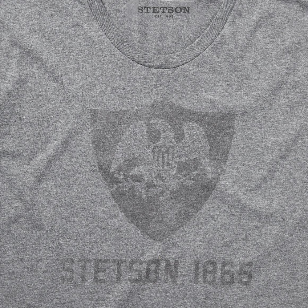 Vintage Eagle Graphic Tee Grey | Men Stetson Tees
