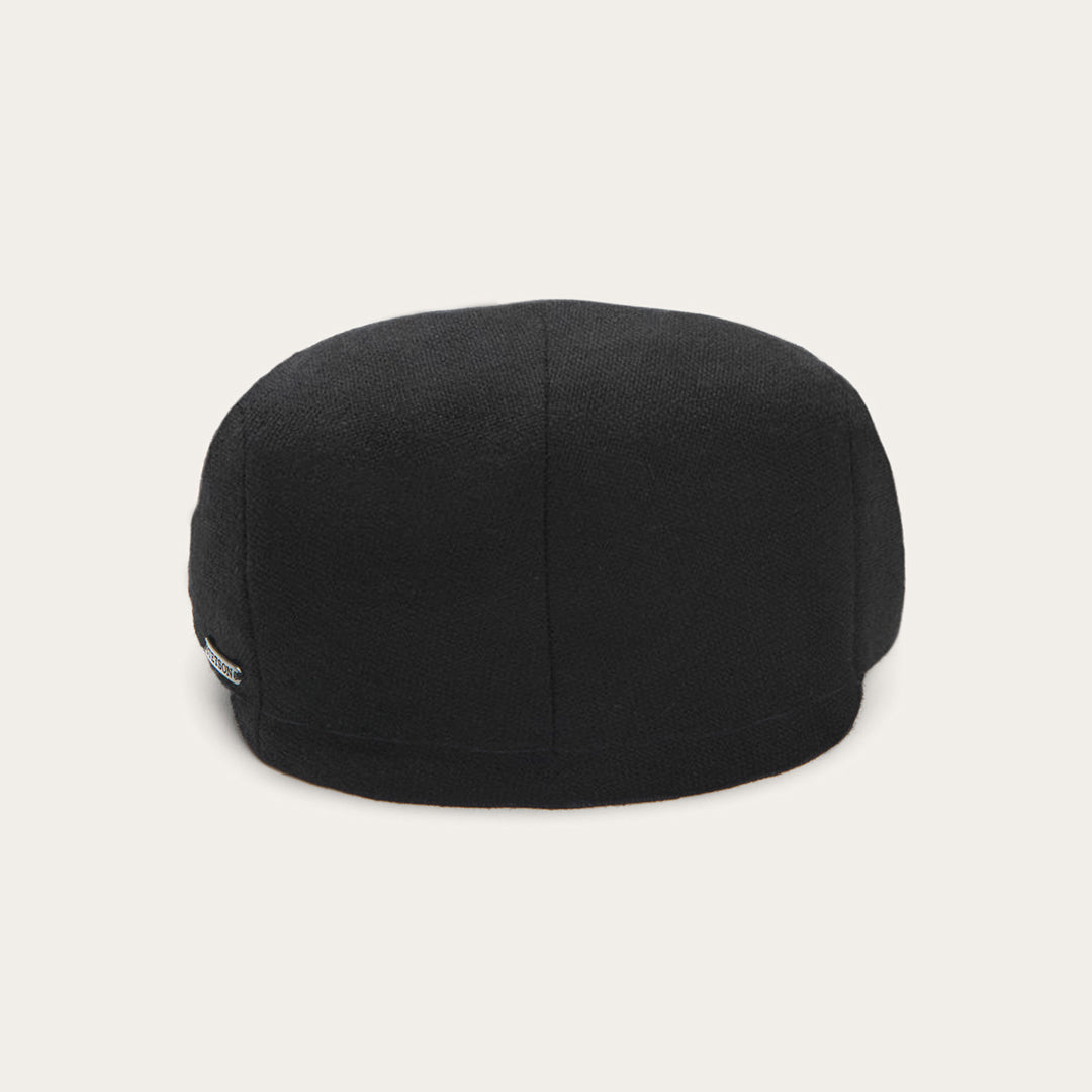 Virgin Wool &amp; Cashmere Driver Cap Black | Men/Women Stetson Caps &amp; Truckers
