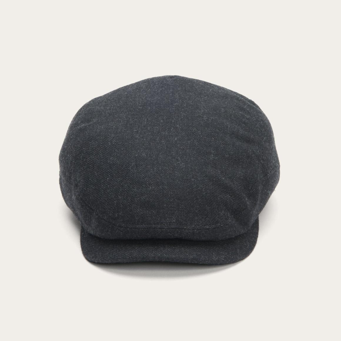 Virgin Wool &amp; Cashmere Driver Cap Grey | Men/Women Stetson Caps &amp; Truckers
