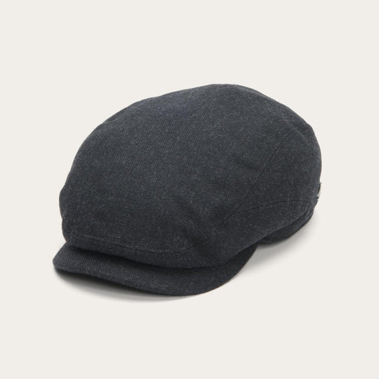 Virgin Wool &amp; Cashmere Driver Cap Grey | Men/Women Stetson Caps &amp; Truckers