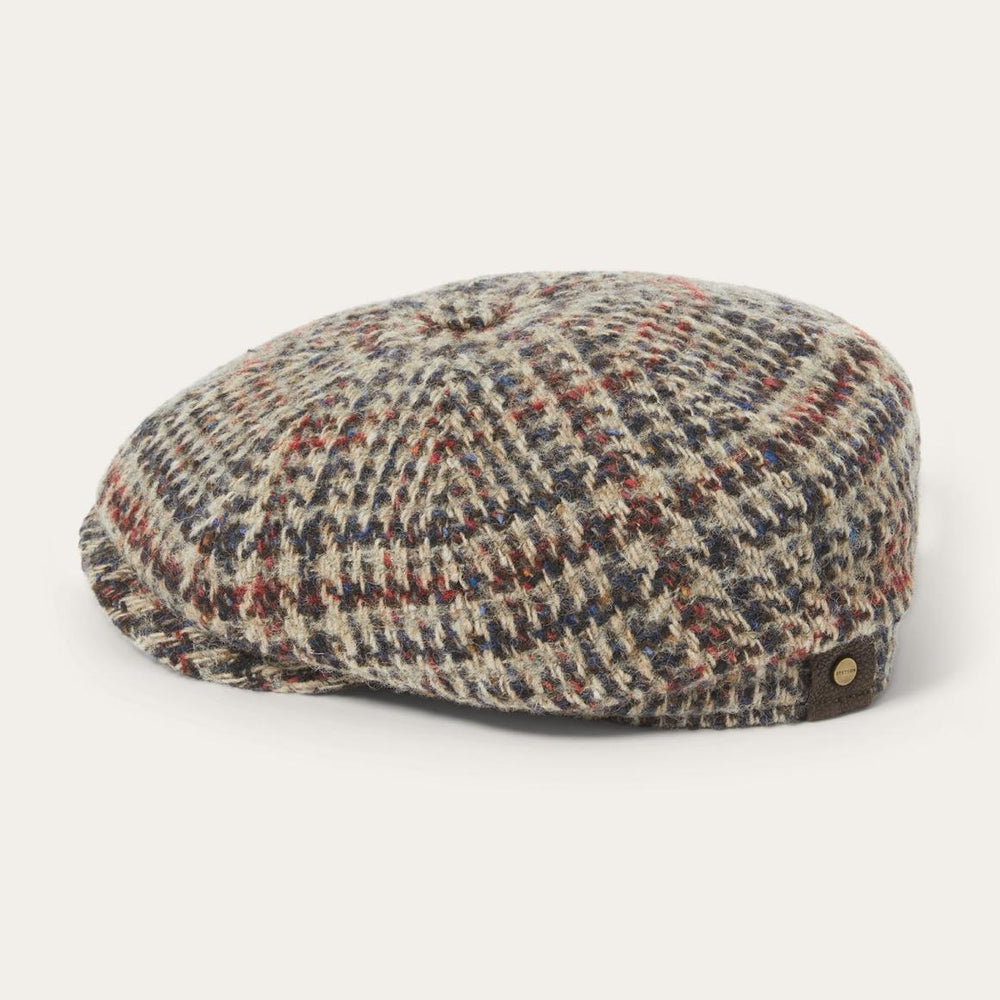 Virgin Wool Hatteras Beige/red/herringbone | Men/Women Stetson Caps &amp; Truckers