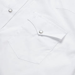 White Pinpoint Oxford Western Shirt White | Men Stetson Classic Cut