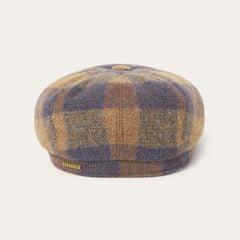 Wool Check Hatteras Cognac/sand/blue | Men/Women Stetson Caps &amp; Truckers