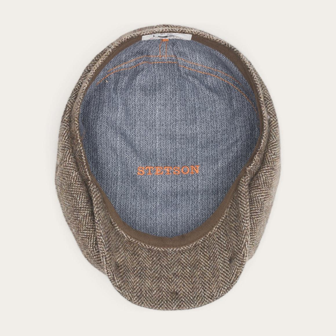 Wool Herringbone Hatteras Grey Herringbone | Men/Women Stetson Caps &amp; Truckers