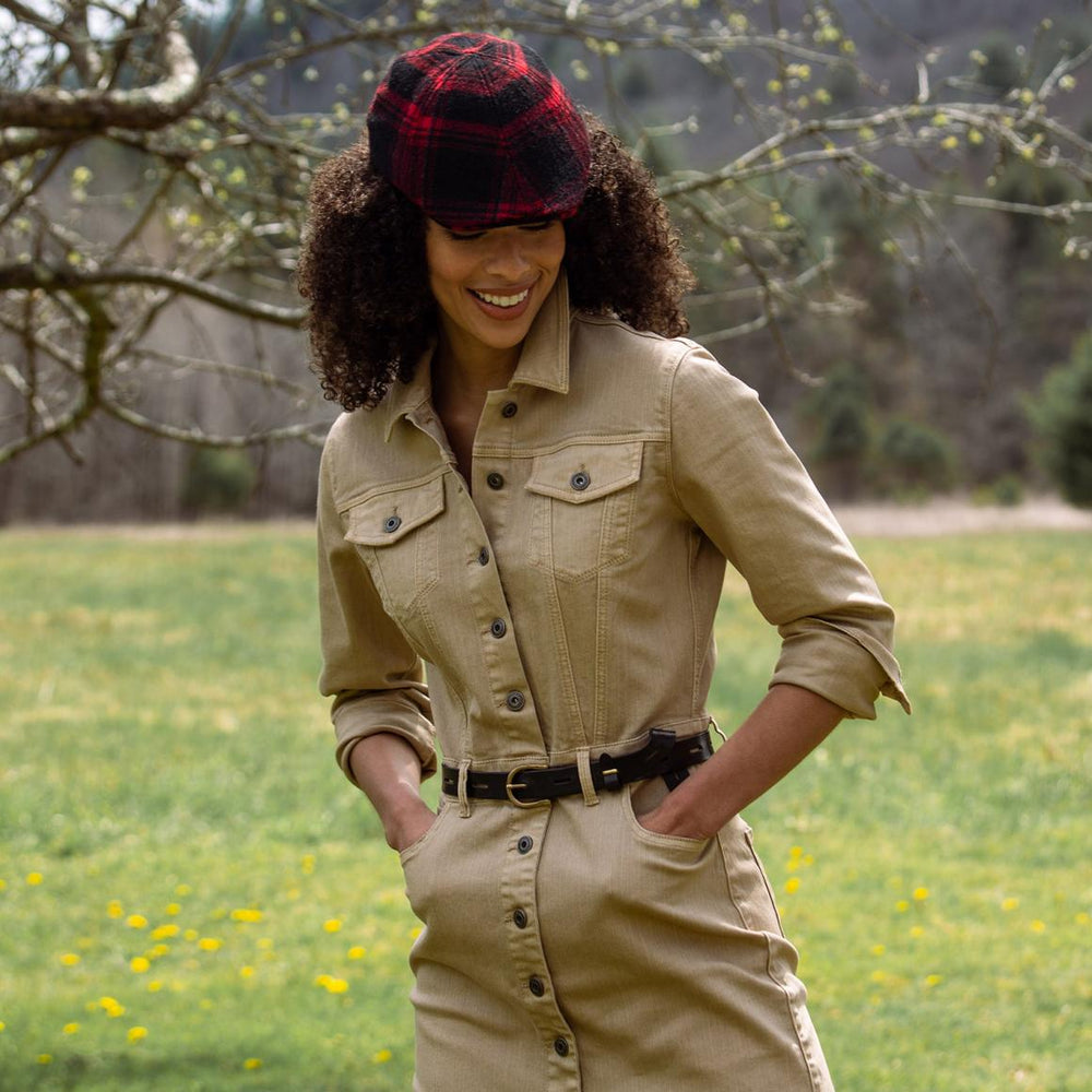 Workwear Inspired Shirt Dress Tan | Women Stetson Shirt Dresses